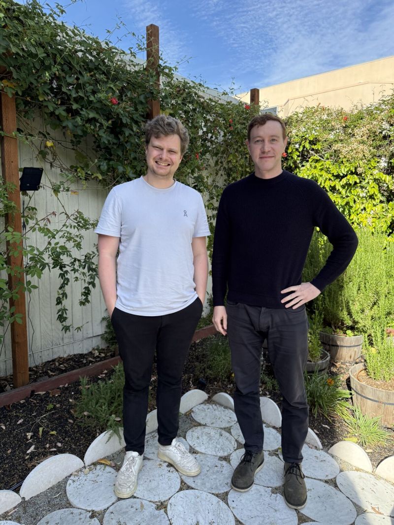 Niklas Buschner and Ethan Smith in San Francisco, March 2026